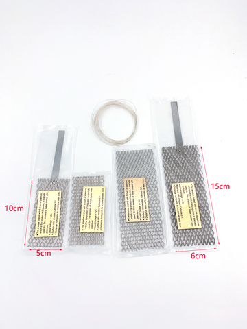 Platinized Titanium Mesh Anode Rhodium Mesh With Handle Jewelry Tool Jeweler Goldsmith Tool Jewelry Plating Plater Tool ► Photo 1/1