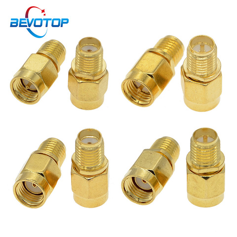 2 PCS/lot RF SMA / RP-SMA Male plug to Female jack For Raido Antenna SMA to SMA RF Coaxial Adapter Connector Converter ► Photo 1/6