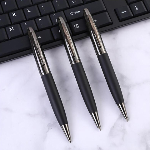 Luxury Brand Metal 626 Ballpoint Pen Gun Gray Matte Black Rubber Signature Stationery Office School Supplies Ink Pens New ► Photo 1/5