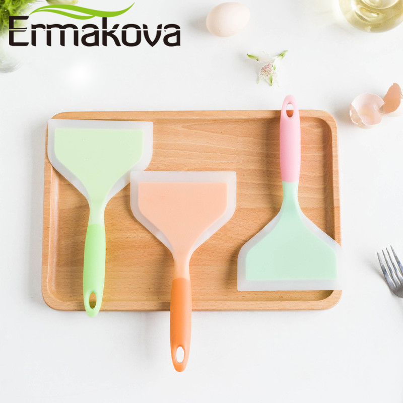 Silicone Spoon Utensil Heat Resistant Non-scratch Spatula Cooking Baking  Tools - Rice Scoop - AliExpress