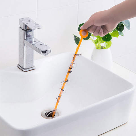 18 Sink Cleaning Brush Drain Cleaner Pipe Dredging Brush for Bathtub  Bathroom