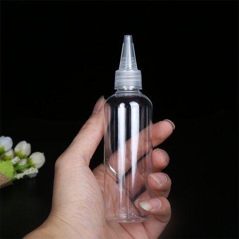200/100/50/5ml Transparent Sharp-mouth Bottle Plastic Squeezable Needle Bottles Refillable Bottle Color Paste Bottle Dye Bottle ► Photo 1/6
