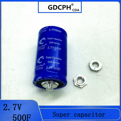 Supercapacitor 2.7V500F 2.7V 500F 16V83F 35*60 ► Photo 1/4