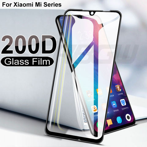 200D Tempered Glass For Xiaomi Mi Play 9 8 SE 9T Pro CC9 CC9E Screen Protector mi 8 9 10 A2 A3 Lite Poco F1 6 6X Protective Film ► Photo 1/6