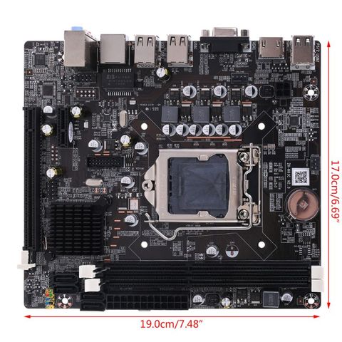 New P8H61-M LX3 PLUS R2.0 Desktop Motherboard H61 Socket LGA 1155 I3 I5 I7 DDR3 16G uATX UEFI BIOS Mainboard ► Photo 1/6