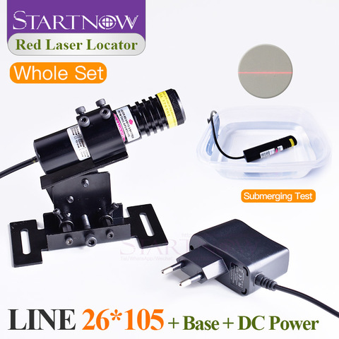 Waterproof Set 26*105 660nm 200mw 5V For Stone Cutting Machine Focusable Laser Beam Module Locator Red Laser Line Positioning ► Photo 1/6