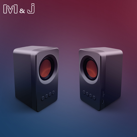 M&J Portable TWS Bluetooth 5.0 Speaker True Stereo Sound Subwoofer columns Speakers USB mp3 TF FM Radio Built-in Mic ► Photo 1/6