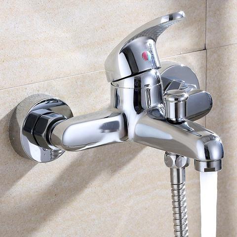 Bathroom Sink Faucet Brushed Single Handle Hot and Cold Water Faucet without Water Pipe ► Photo 1/6