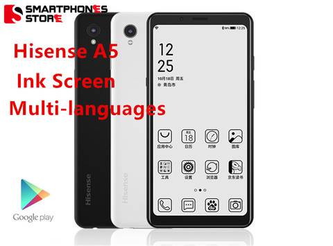 Hisense A5 google play multi languages ink Screen Phone Snapdragon 439 Android 9.0 5.84