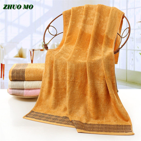 Brand Towel 70*140CM Bamboo Fiber Beach Bath Towels Soft Comfortable Fast Dry Bathroom Towel for Adults or Children ► Photo 1/6