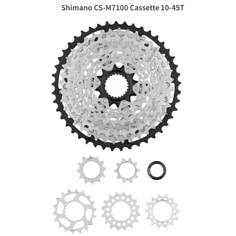 Shimano SLX CS M7100 Cassette Sprocke M7100 Freewheel Cogs Mountain Bike MTB 12-Speed 10-45T 10-51T SLX Cassette Sprocket ► Photo 1/6