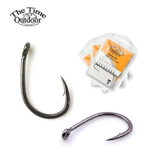 3 pack high carbon steel carp Hooks high strong fishing fishhooks with size 2#-8# for zig rig carp fishing accessories ► Photo 1/6