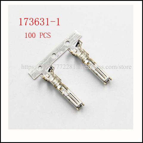 100PCS 173631-1 terminal Male female wire connector Plugs socket Fuse box Wire harness Soft Jacket ► Photo 1/3
