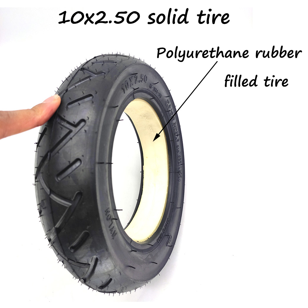 10x2.50 Solid Tire Tubeless for Quick 3 ZERO 10X Inokim OX Folding Electric  Scooter 10-inch Mini Motorrad Razor Tyre Parts - Price history & Review, AliExpress Seller - 7-STAR Hkna Store