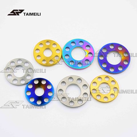 1pcs/titanium alloy drilling gasket, nine holes flat pad M6 M8 M10 motorcycle shell decorative gasket ► Photo 1/4