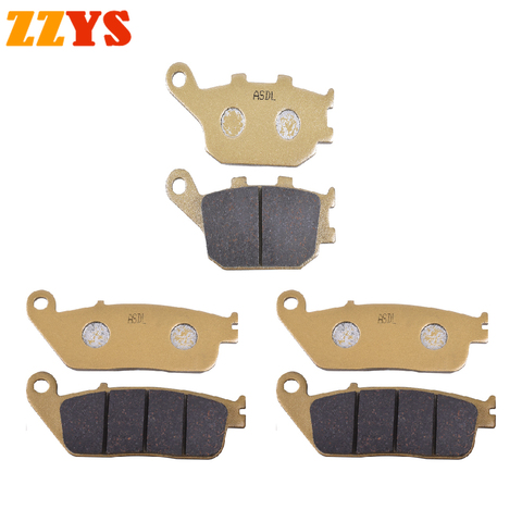 Motorcycle Front & Rear Brake Pads For Honda CB 600 CB600 CB600F Hornet 2000-2012 CBF 600 CBF600 CBR 600 CBR600 CB750 CBF1000 ► Photo 1/3