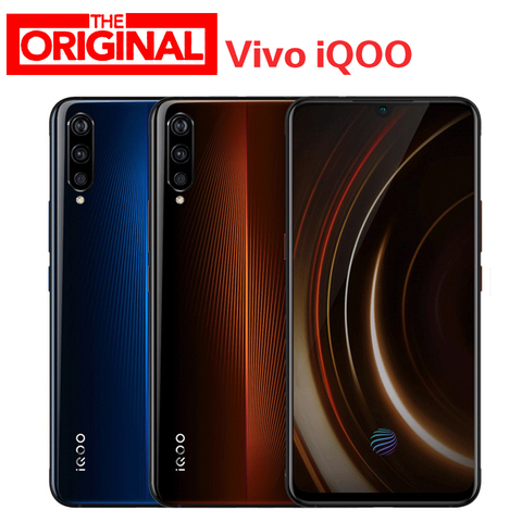 In Stock Original Vivo iQOO Mobile Phone OTA Update Fingerprint ID Snapdragon 855 NFC Type-C 44W Fast Charge Smart phone Android ► Photo 1/1
