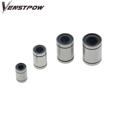 10pcs/lot LM8UU LM10UU LM16UU LM6UU LM12UU LM3UU Linear Bushing 8mm CNC Linear Bearings for Rods Liner Rail Linear Shaft parts ► Photo 1/6