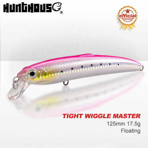 Hunthouse saruna minnow sea fishing lure hard bait 12.5cm/17.5g 14.7cm/27g solid body origin hook 8 colors for sea bass ► Photo 1/5