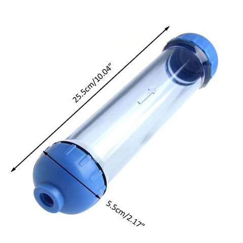 Water Filter Housing DIY Fill T33 Shell Filter Tube Transparent Reverse Osmosis  ► Photo 1/6
