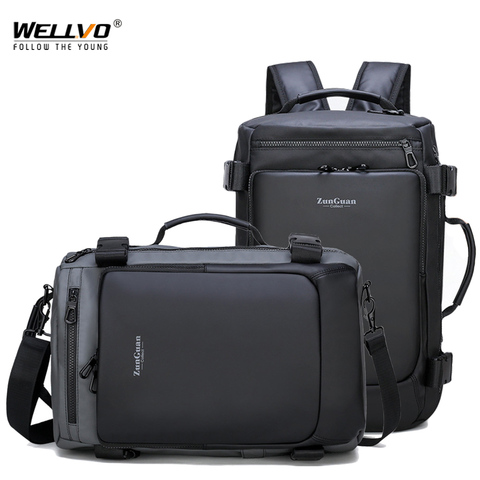 15.6 inch Large Laptop Backpack Men Multifunctional Travel Luggage Pack Male Business Office Backpacks Waterproof Rucksack XA85C ► Photo 1/6