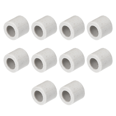 uxcell 10 Pcs 8mm Dia Ceramic Insulation Tube Single Bore Porcelain Insulator Pipe for Heating Element ► Photo 1/2