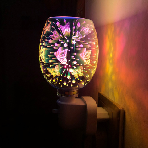 Plug Aromatherapy Diffuser Wax 3D Electric Melt Warmer Touch Lamp Aroma Essential Oil Burner Night Light For Home Bedroom 2022 ► Photo 1/1