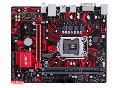 Used,  ASUS EX-B250M-V5 for intel DDR4 LGA 1151 32GB USB3 .0 SATA3.0 B250 motherboard ► Photo 1/3