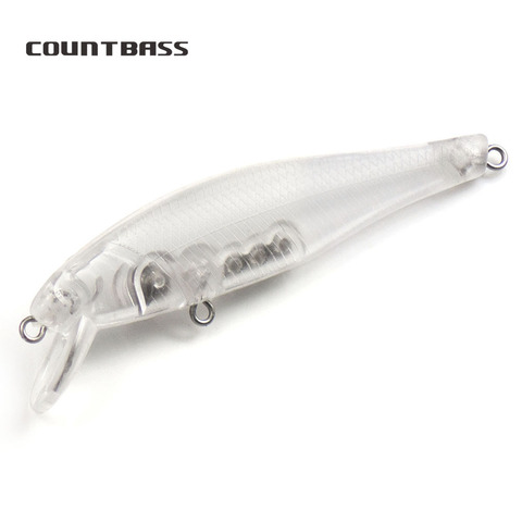 10pcs Countbass Blank Hard Lures 80mm, Unpainted Fishing Baits, Minnow,  Wobblers, Free shipment ► Photo 1/6