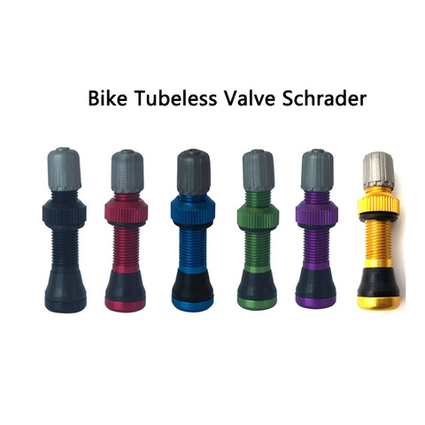 1 piece 40mm Bike No Tubes Valve Schrader Stems Universal For MTB Rim Tubeless Valve ► Photo 1/6