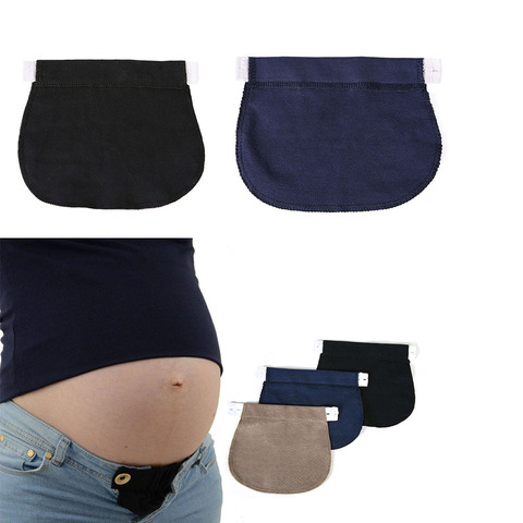 Buy Online 1 Pcs Adjustable Elastic Maternity Pregnancy Waistband Belt Waist Extender Clothing Pants For Pregnant Sewing Accessories Alitools