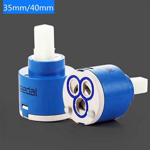 1PC 35mm/40mm Watersaving Replacement Ceramic Spool Sedal Water Mixer Tap Faucet Cartridge Kitchen Bathroom Faucet Replace Part ► Photo 1/6