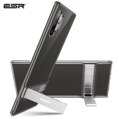 ESR Metal Kickstand Case for Samsung Galaxy Note 10 S10 e Plus Cover Shockproof TPU Business Phone Case for Samsung Note10+ 5G ► Photo 1/6