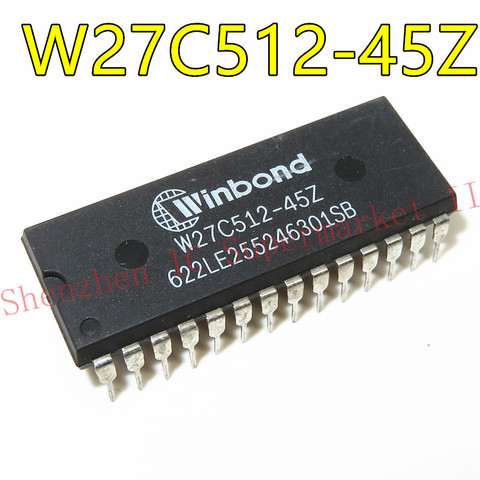 1pcs/lot W27C512-45 W27C512-45Z 27C512 DIP-28 In Stock ► Photo 1/2