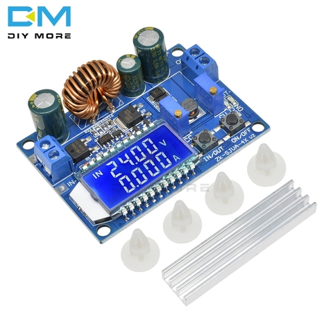 DC 5.5-30V to 0.5-30V Digital LCD Display Buck Boost Converter Adjustable  Module Power Supply Step Up Down Board Small Ripple ► Photo 1/6