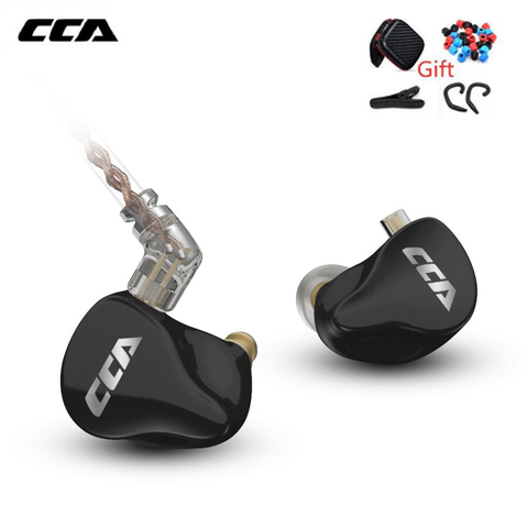 CCA CA16 In Ear Monitors Earphones 7BA+1DD Hybrid Drivers Wired Earphones HIFI Stereo IEM Headset Bass Headse for CCA C16 C12 KZ ► Photo 1/6