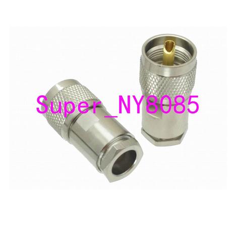 UHF PL259 male PLUG clamp RG8 LMR400 RG165 RG213 RF connector ► Photo 1/4