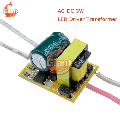 AC to DC 3W LED Light Driver Transformer Chip Power Supply Switch AC 85-265V DC 9V-12V 3W Power Supply Adapter Module Board DIY ► Photo 1/6