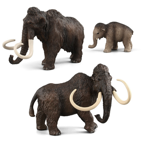 Simulation Mammoth Figure Collectible Toys Wild Animal Action Figures Kids Animal Cognitive Toys ► Photo 1/4
