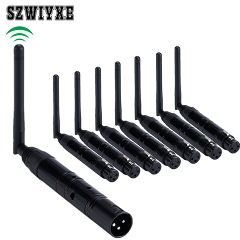 Black DMX512 DMX Dfi DJ 2.4G 3 Pin Wireless Transmitter&  Receiver Short Version for Stage Lighting Wireless Par Light Control ► Photo 1/6