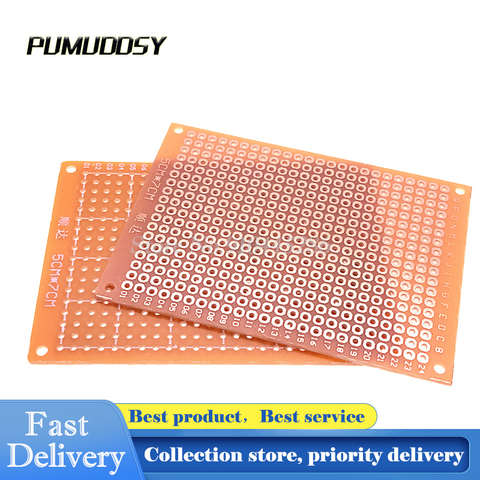 10PCS/LOT 5*7 cm Prototype Paper Copper PCB Universal Experiment Matrix Circuit Board 5x7cm ► Photo 1/1