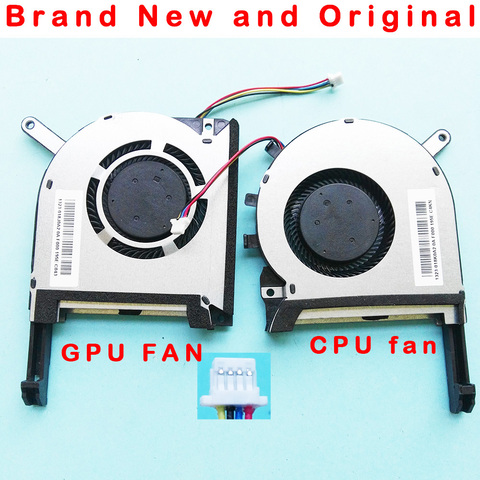 New Original CPU GPU laptop cooling fan cooler for ASUS FX705 FX705G FX705GM FX86 FX86SM FX505 FX505D FX505DU FX95G FX95D FX96G ► Photo 1/3