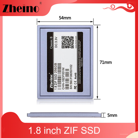 Buy Online Zheino 1 8 Zif Ce 40pins Ssd 32gb 64gb 128gb Mlc Smi Controll 5mm Solid State Hard Drive Alitools