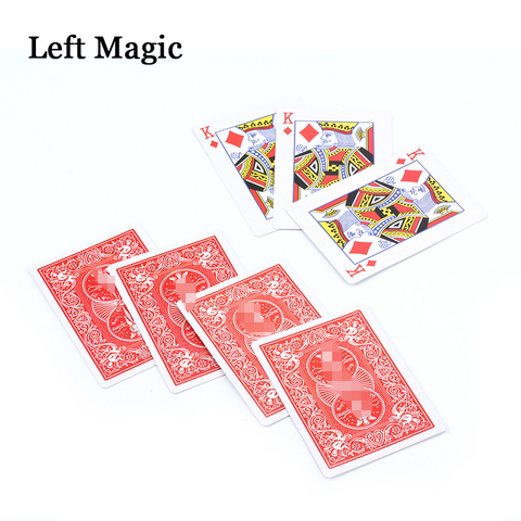 Kings Wild Card Set Magic Tricks No-Worded Wordless Book - Magic Trick Close Up Accessories Stage Illusions Comedy ► Photo 1/6