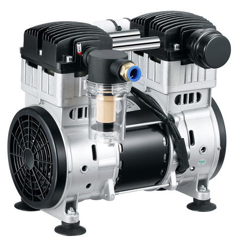 220V Small Oil-Free Silent Vacuum Pump Pumping Laboratory Vacuum Pump Negative Pressure Air Pump Industrial Use ► Photo 1/5