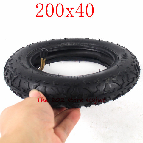 Size 200X40 Folding Bicycle Tyre Rubber Tyre Scooter Car Motorcycle Accessories Baby's Car 8 Inch Wheel Tire 200*40 ► Photo 1/6