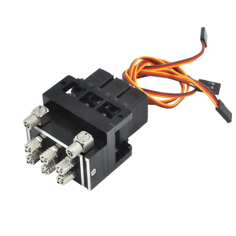 3CH Hydraulic Oil Valve Controller With Servo Directional valve for 1/14 RC Truck Tipper Dump Loader, 1/12 RC Excavator parts ► Photo 1/2