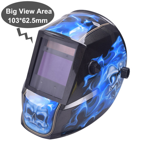 Big view area 103*62.5mm 4 arc sensor Solar Auto darkening TIG MIG MMA welding helmet/face mask/Electric welder mask/goggles ► Photo 1/6