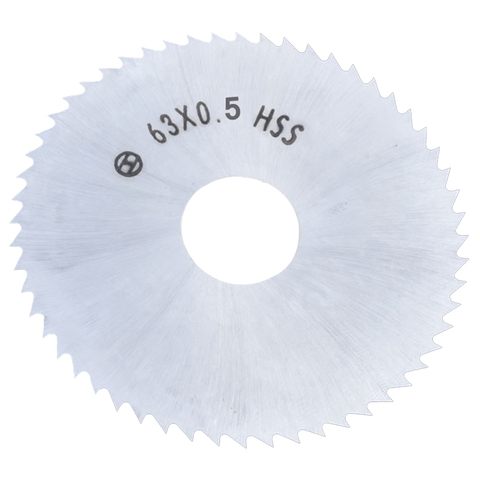 Mini Circular Saw Blade 63mm HSS High-speed Steel 72-Teeth Wheel Discs 16mm Aperture For Wood Aluminum Metal Plate Cutting Tool ► Photo 1/3