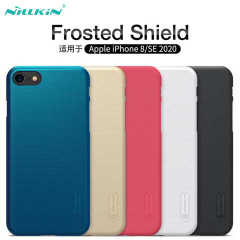 For iPhone SE 2022 Cases For iPhone 8 Cover Nillkin Super Frosted Shield Hard PC Back Cover Protector Case for iPhone 8 Plus ► Photo 1/6